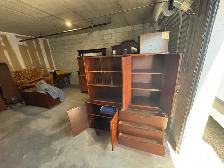 Free delivery antique Vintage Wooden China Cabinet - Photo 7