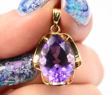 14K AMETHYST PENDANT - Photo 8