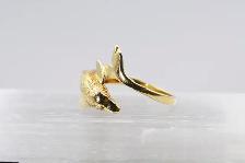 14K DOLPHIN RING - Photo 2