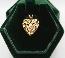 10K OPENWORK HEART PENDANT - Photo 2