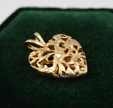 10K OPENWORK HEART PENDANT - Photo 5