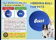 Bsklri Inflatable Herding Ball for Dogs - Photo 5
