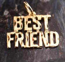 10K BEST FRIEND PENDANT - Photo 2
