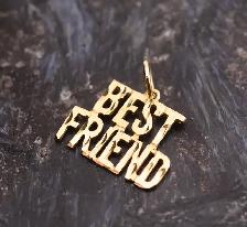 10K BEST FRIEND PENDANT - Photo 3