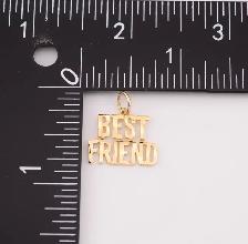 10K BEST FRIEND PENDANT - Photo 5