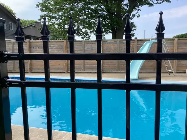 2 Nuvo Iron Fence Panels