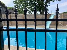 2 Nuvo Iron Fence Panels