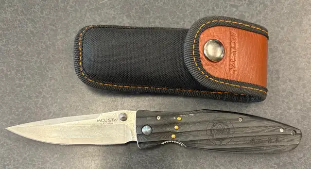 Mcusta Sengoku Series MC-181D 33-Layer Damascus Folding Knife