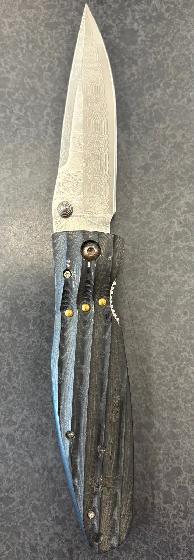 Mcusta Sengoku Series MC-181D 33-Layer Damascus Folding Knife - Photo 4
