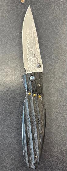 Mcusta Sengoku Series MC-181D 33-Layer Damascus Folding Knife - Photo 5