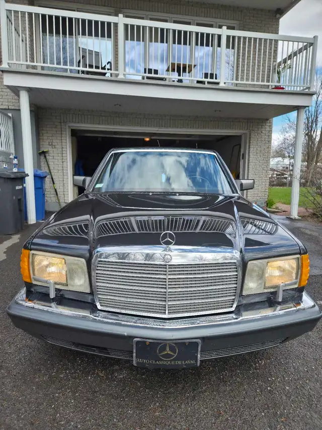 auto vintage mercedez benz 1991