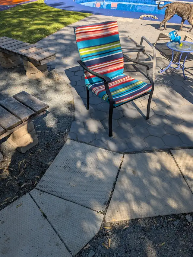 Patio chairs, set of 6