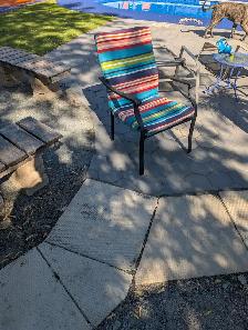 Patio chairs, set of 6