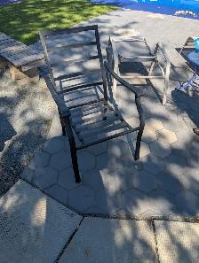 Patio chairs, set of 6 - Photo 3