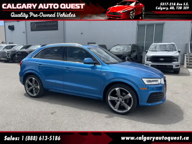 2016 Audi Q3 Technik S-Line 2.0L/Quattro,AWD/B.CAM/LEATHER/ROOF