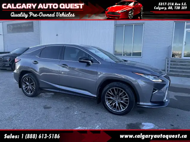2018 Lexus RX350 F-SPORT/AWD/NAVI/B.CAM/LEATHER/ROOF