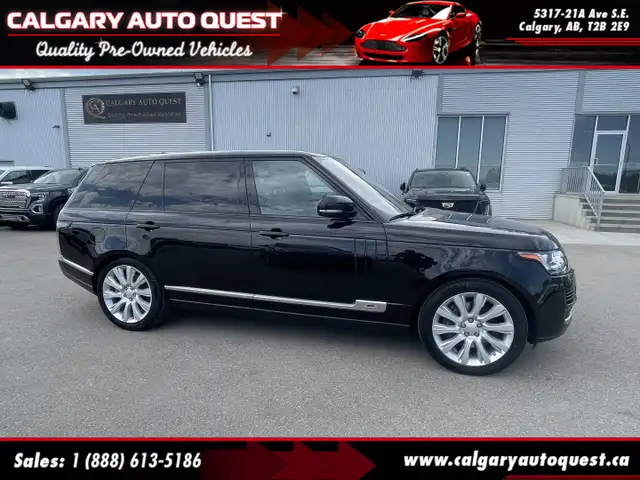 2016 Land Rover Range Rover LWB 5.0L SUPERCHARGED 4WD / LOW KM