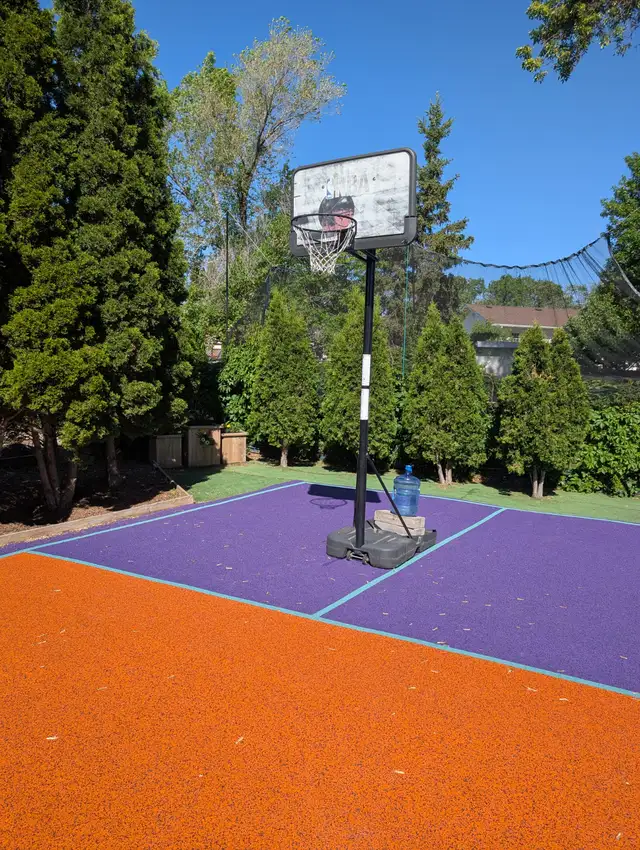 Basket ball net and stand