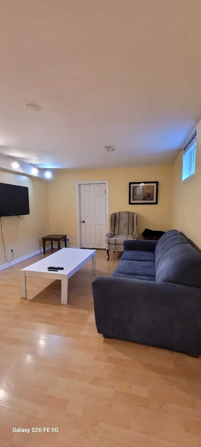 2 Bedroom Basement Apartment for Rent