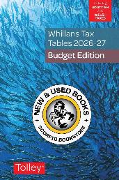 Whillans Tax Tables 2026-27 Budget Edition Tolley 9781474333559