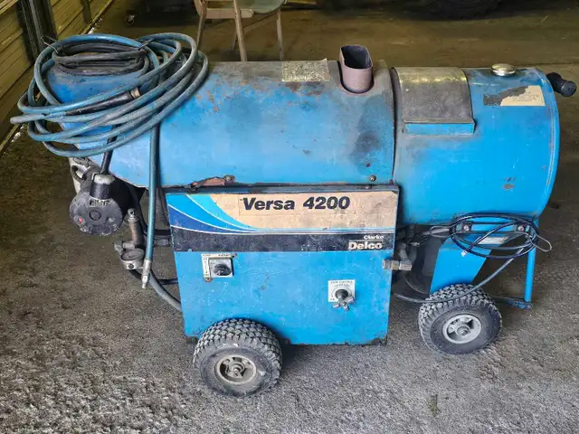 Versa 4200 Industrial Hot Water Pressure Washer, used.