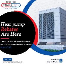 High-Efficiency Heat Pump Sale – Cambridge Heating Toronto & GTA