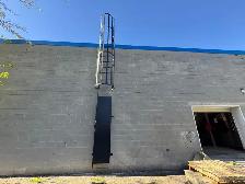 Fixed Roof Access Ladders Installation, Bollards