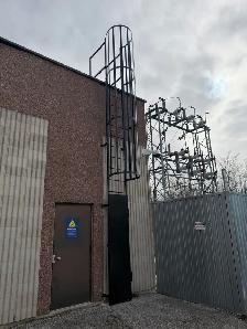 Fixed Roof Access Ladders Installation, Bollards - Photo 5