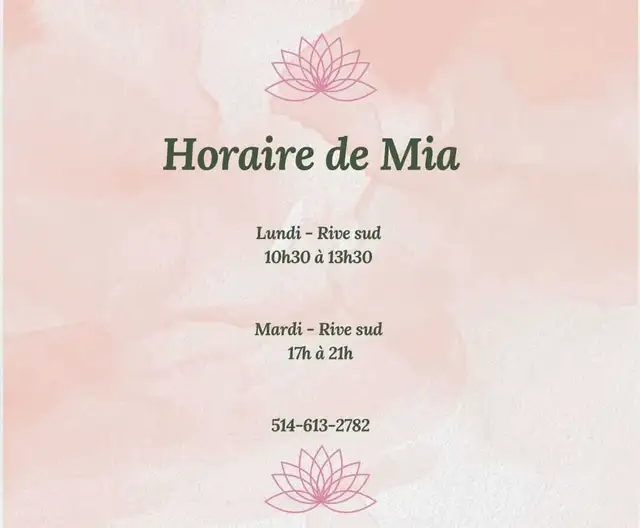 Massage Rive Sud