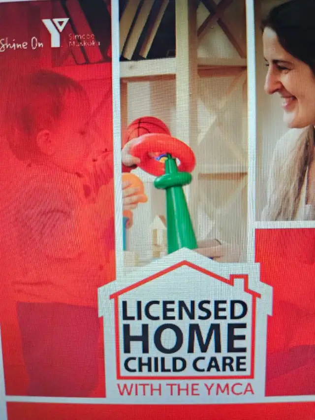 YMCA home daycare, supply/on call, ECE