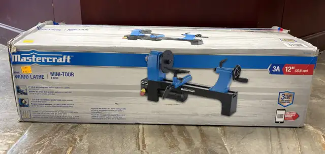 NEW SEALED Mastercraft 12' Corded Mini Wood Lathe