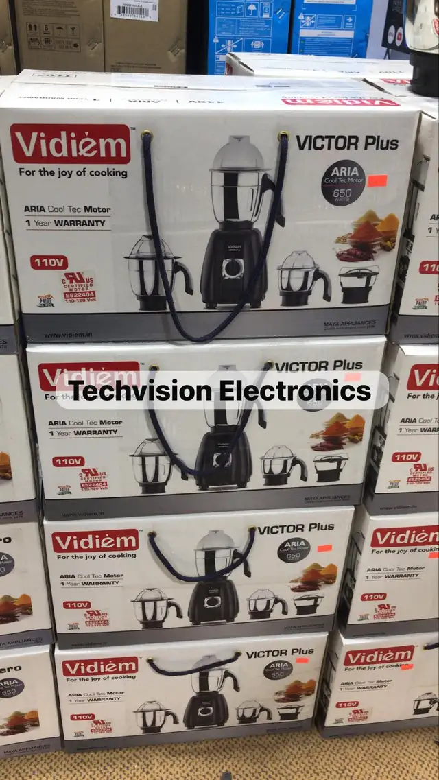 VIDIEM VICTOR PLUS 650 WATTS COOL TEC MOTOR MIXER GRINDER