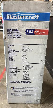 NEW SEALED Mastercraft 9' Corded Bandsaw with Extension Table - Photo 2