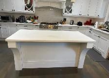 Simple Plain White Quartz Countertop - Photo 4