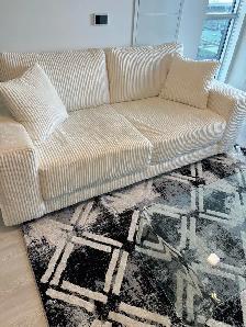 White Love Seat Couch For Sale