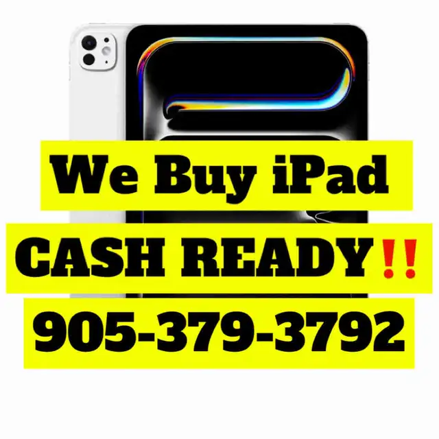 WE Buy Apple iPad CASH READY