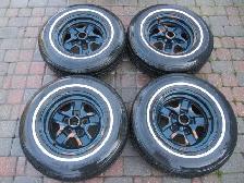 Gbody Cutlass Supreme Blue Rally Wheels With Rubber Pre Prepped
