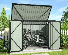 Relyard 6x3 Metal Garbage Shed for 3 Bins Outdoor Storage - Photo 5