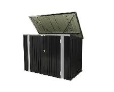 Relyard 6x3 Metal Garbage Shed for 3 Bins Outdoor Storage - Photo 8