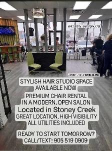 ​ hair stylist rental chair
