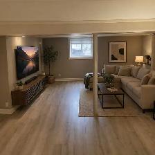 650 shared basement apartment available for woman