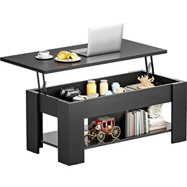 NOBLEWELL Lift-Top Coffee Table with Hidden Storage