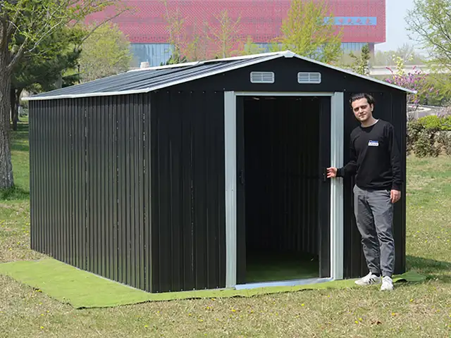 10x8 Metal Garden Shed - Relyard Outdoor Storage