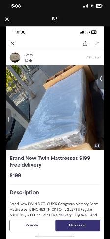 Brand New QUEEN Platform Franes $199 to $299 Free Delivery - Photo 6