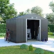 Relyard - 8x8 Metal Outdoor Garden Shed - Photo 3