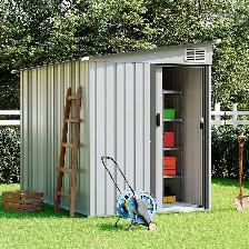 5x7 Metal Garden Shed - Relyard Outdoor Storage