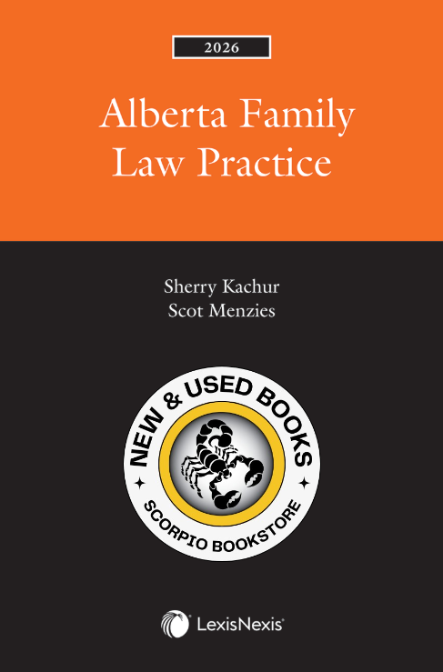 Alberta Family Law Practice 2026 Edition Kachur 9780433538738