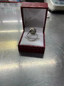 Bague en or et argent - Photo 2
