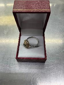 Bague en or et argent - Photo 3