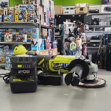 RYOBI 18V Angle Grinder Kit with 4.0 Ah Battery and Charger